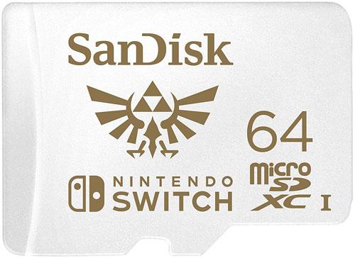 Image du produit SanDisk Nintendo Switch Card (64 Go, microSDXC, U3, UHS-I)