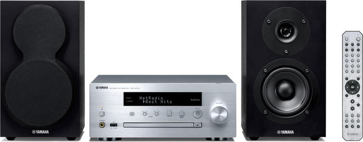 Yamaha Mcr-N470dab (Lettore CD, WiFi, Bluetooth, Multisala, Airplay, Spotificare collegare, 2x 22 W)