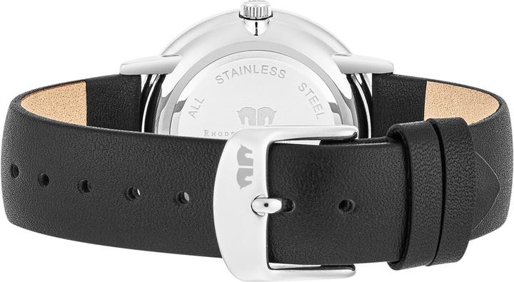 Produktbild Damen Quarzuhr Pamina Echtleder schwarz - 23866 (Analoguhr, 36 mm)
