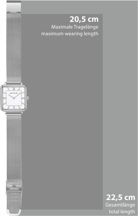 Immagine prodotto Eastside Orologio al quarzo da donna Grand in acciaio inossidabile - 23914 (Orologio da polso analogico, 40 mm)