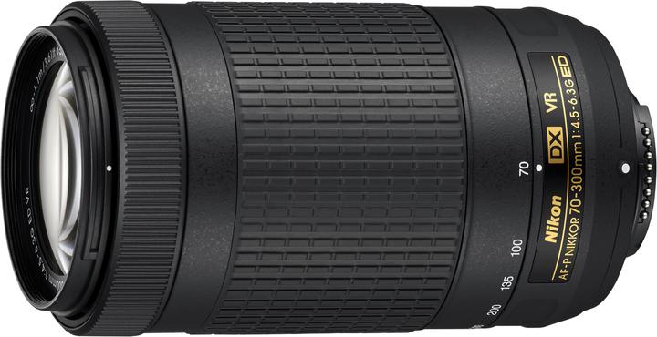 Actual product image Nikon AF-P Nikkor 70-300mm f/4.5-6.3G ED DX VR (Nikon DX, APS-C / DX)