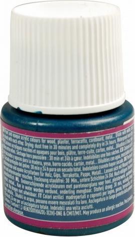 Image du produit Pebeo Deco Couleur acrylique nacrée (Bleu, 45 ml)