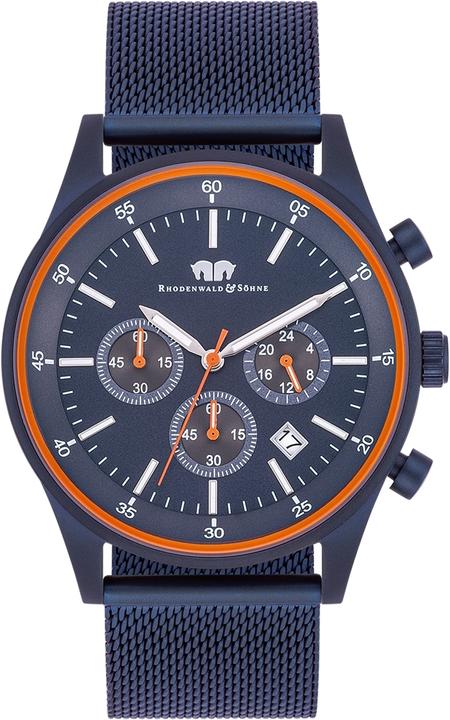 Herren Chronograph Goodwill Edelstahl blau - 26527 (Chronograph, 43 mm)