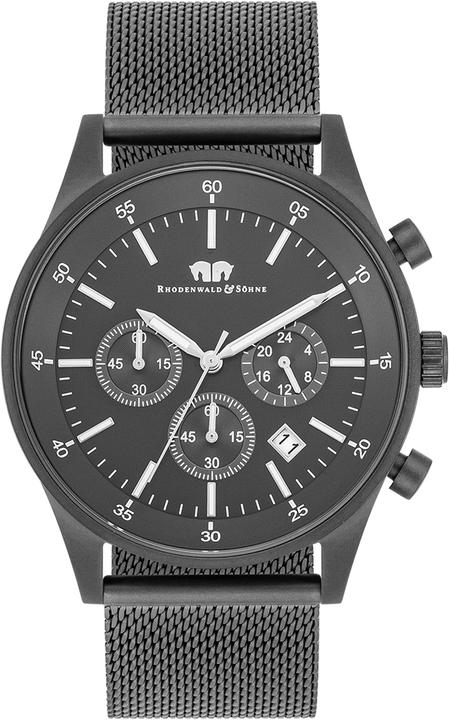 Herren Chronograph Goodwill Edelstahl grau - 26525 (Chronograph, 43 mm)