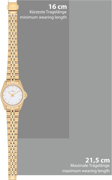 Image du produit Montre à quartz pour femme Cassina Acier inoxydable or jaune - 26545 (Montre analogique, 27.50 mm)