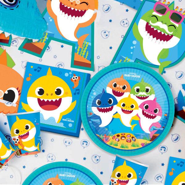 Image du produit Amscan Assiettes Baby Shark (8 x)