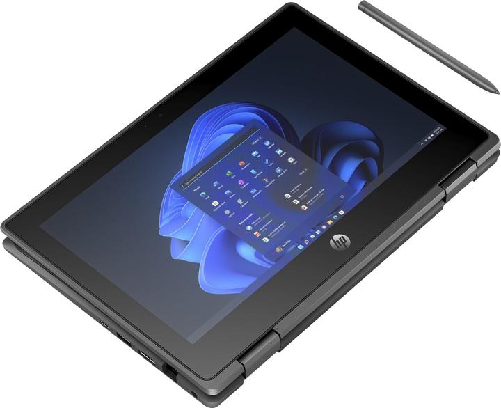 Actual product image HP K12 x360 Fortis 11 G11 Intel N200 29.46cm 11.6inch HD BV TS 8GB 256GB/SSD W11P MICROSOFT SHAPE TH (11.60", Intel N200, 8 GB, 256 GB, DE)