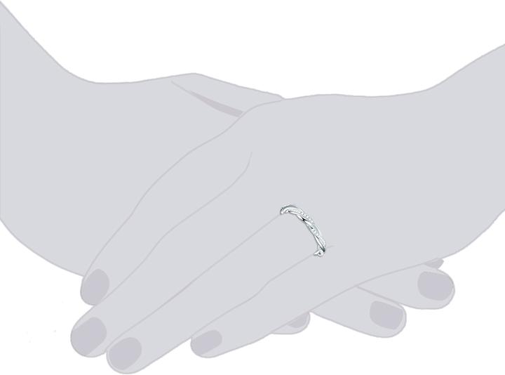 Produktbild Trilani Damen Sterling Silber Zirkonia silber - 26765 (60, 925 Silber)