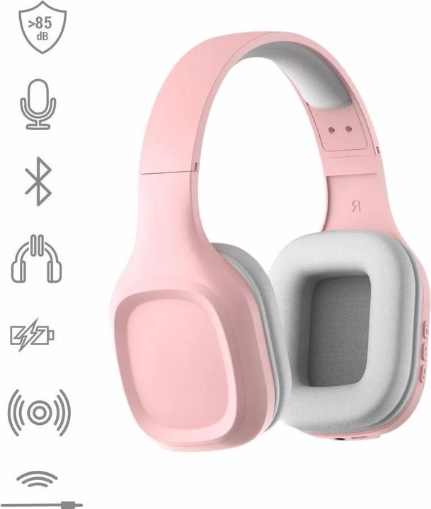 Produktbild Manta HDP802PK pink (ANC, 8 h, Kabelgebunden)