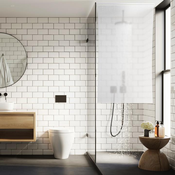 Actual product image Relaxdays Shower roller blind (100 x 4.5 x 245 cm)