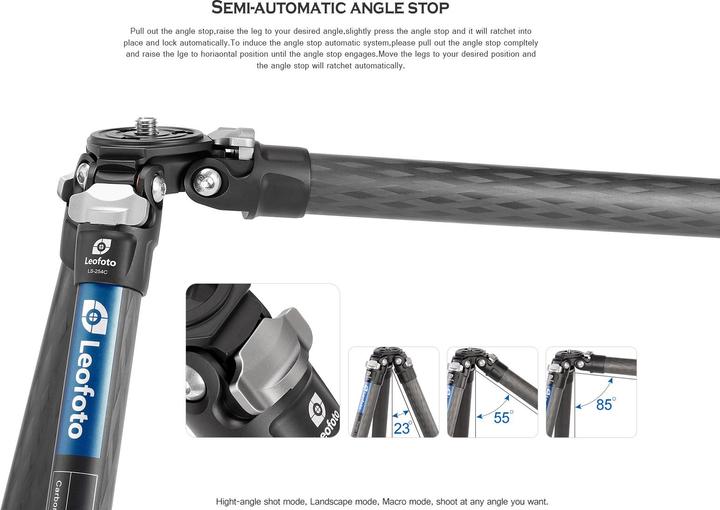 Produktbild Leofoto LS-255C Set (Metall, Carbon)