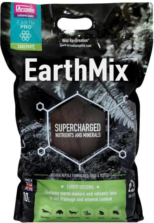 Arcadia Bodensubstrat Earthmix 10 l, Produkttyp Terraristik