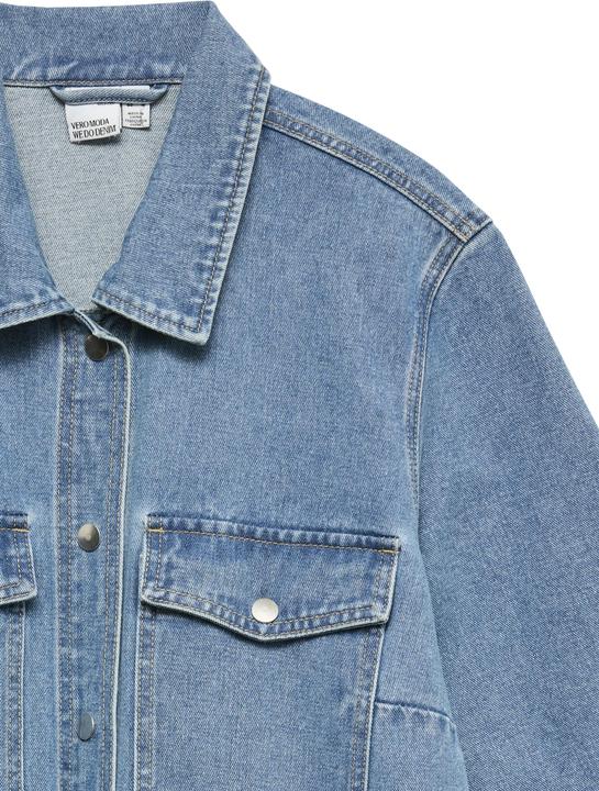 Actual product image Vero Moda VMCFENJA Kurzes Kleid Jeanskleid (44)