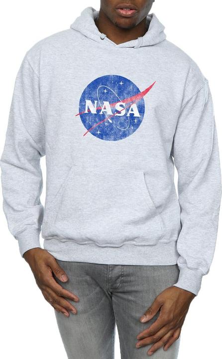 Actual product image Nasa Mens Insignia Cotton Logo Hoodie (L)