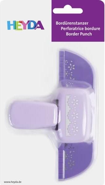 Produktbild Heyda Bordren-Motivstanzer "Blume", Farbe: lila