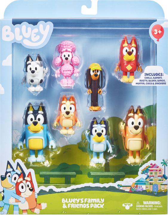 Bluey family & friends