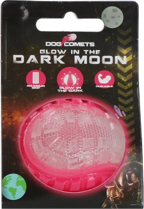 Produktbild Dog Comets Glow in the Dark Moon Pink S (Ballspielzeug Hund)