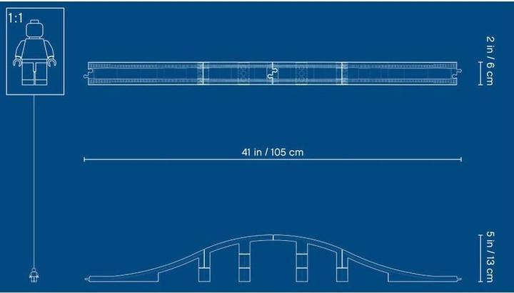 Immagine prodotto LEGO Ponte ferroviario e binari (10872)