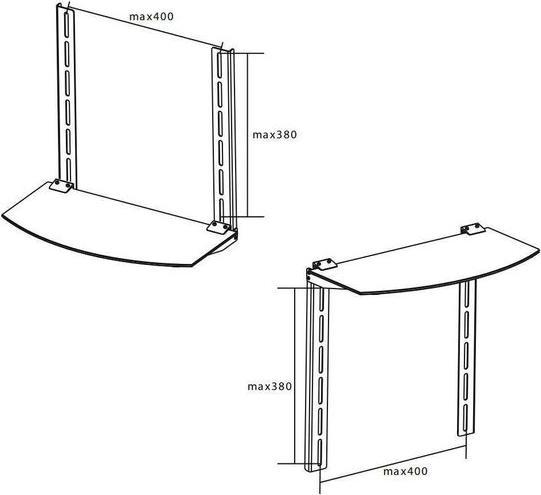 Produktbild Neomounts NS-Shelf100 (Decke, 55")