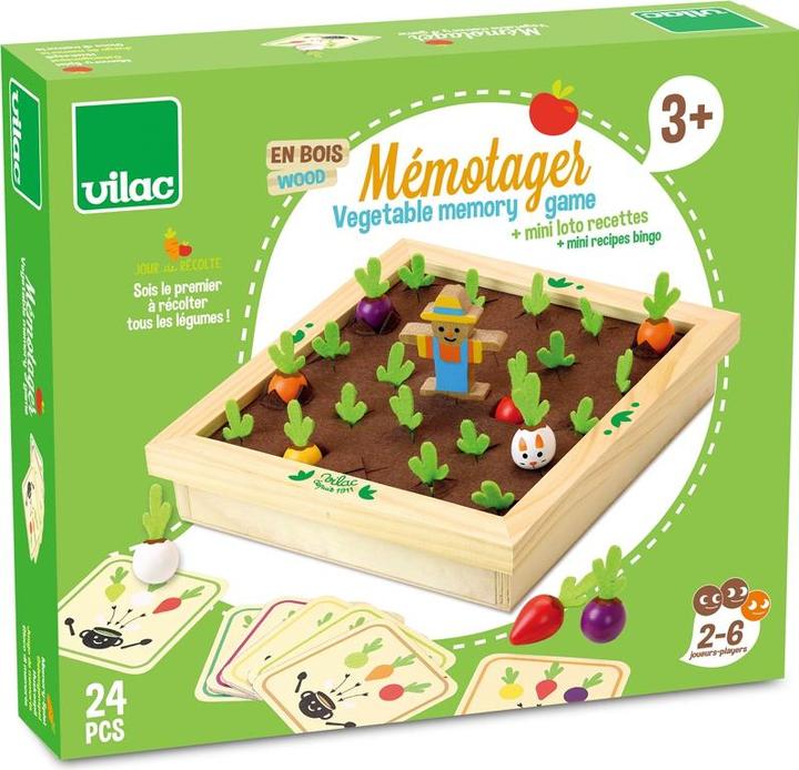 Vilac Vegetable Garden Memory (French, English)