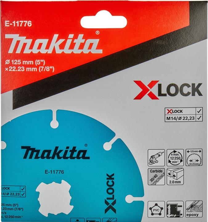 Produktbild Makita E-11776 Trennscheibe 125mm Uni.X-Lock