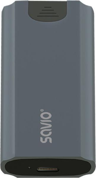 Image du produit Savio Boîtier de disque dur externe M.2 SSD NVMe USB-C 3.1 AK-67 gris (M.2 2230, M.2 2280, M.2 2260)