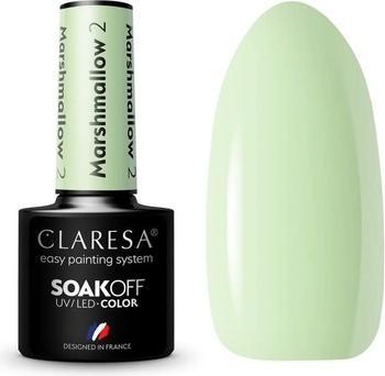 Claresa Marshmallow UV-Nagellack 5ml - 2er-Pack (Grün, Farblack)