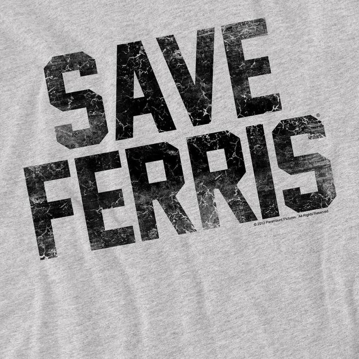 Immagine prodotto Ferris Bueller´s Day Off Ferris Bueller's Day Off Save Ferris Maglietta Uomo (4XL)