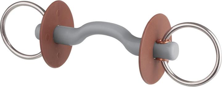 Actual product image Beris Gebisse Mouthpiece for horse with tongue roller, ring, soft