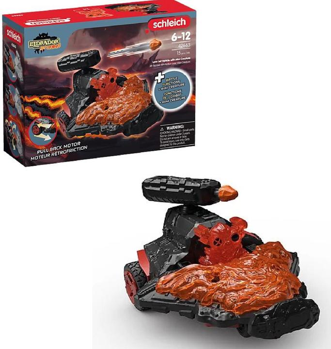 Image du produit Schleich Véhicule à réaction Lava avec Mini Cretaure