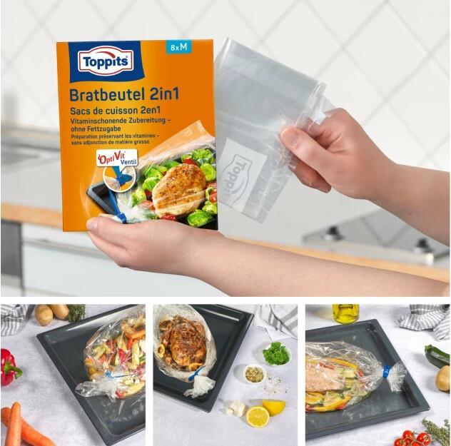 Image du produit Toppits Sac à friture 2en2 (8 x)