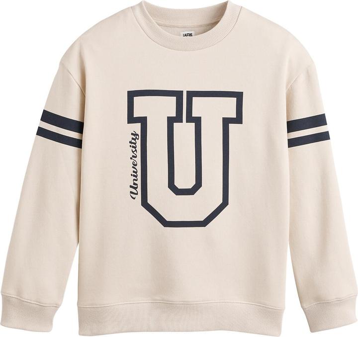 La Redoute Collections Sweatshirt mit Rundhalsausschnitt (98)