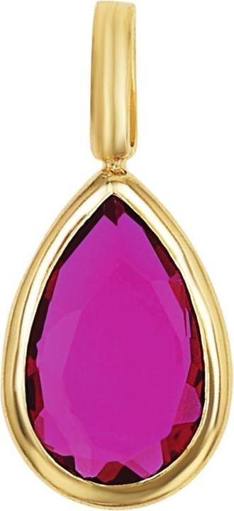 Image du produit Amor Pendentif pour femme, or 375, verre (Or 375, 9 ct)