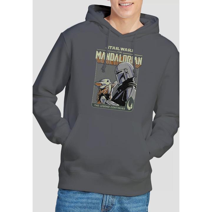 Immagine prodotto Star Wars Legend Continues Felpa con Cappuccio Grogu Uomo (L)