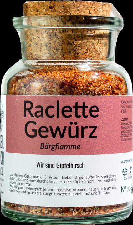 Produktbild Gipfelhirsch Raclette Fondue Gewürz Bergflamme (95 g)