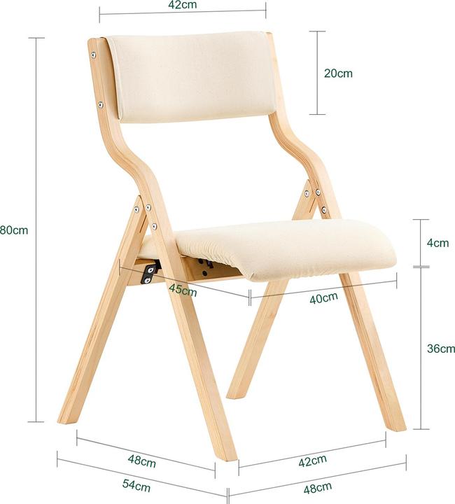 Actual product image SoBuy Klappstuhl