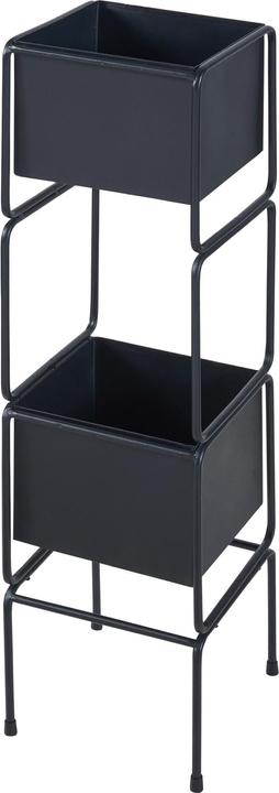 Produktbild En.Casa Pflanzenständer Sveio 2er Set Metall Schwarz