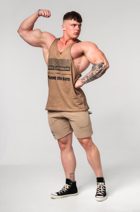 Produktbild Nebbia Sweatshorts Gym Bro 352 - light brown (M)