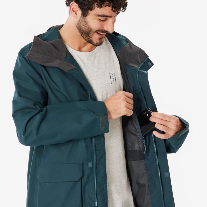 Actual product image Quechua Wanderjacke Herren lang - NH500 grün (4XL)