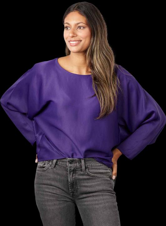 Drykorn Nialini Blouse Round Neck Purple