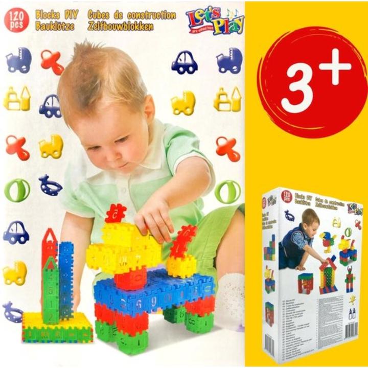 Actual product image Let's Play Set of klocków konstrukcyjnych for children (set of 4)
