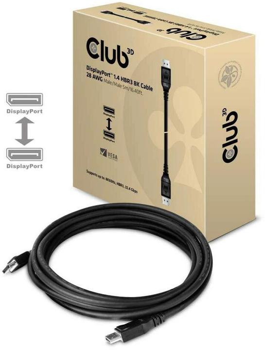 Produktbild Club 3D DisplayPort — DisplayPort (5 m, DisplayPort)