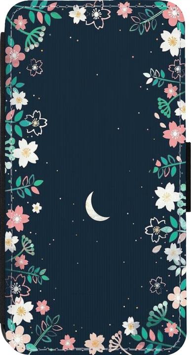 Image du produit PhoneLook Coque Wallet noir Flowers space (Apple iPhone 13 Pro)