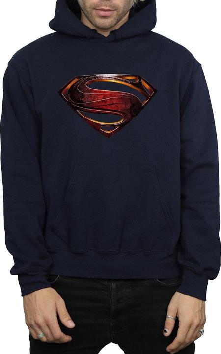 Justice League Movie Superman Emblem Kapuzenpullover (XL)