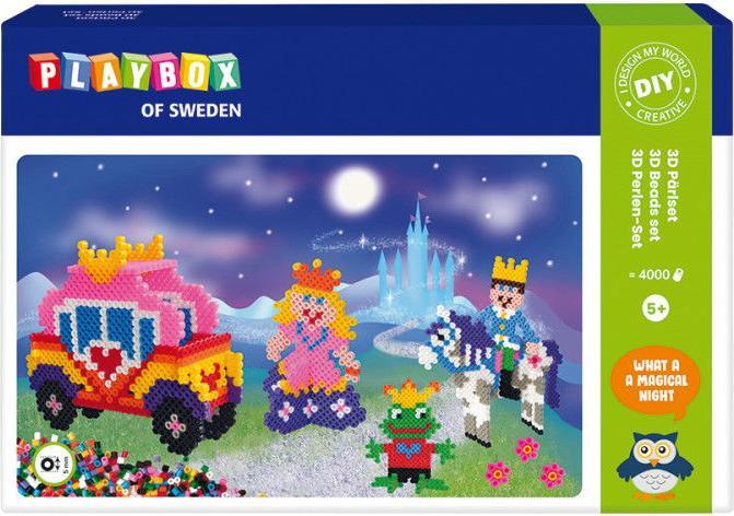 Produktbild Playbox Bügelperlenset Prinzessin 3D