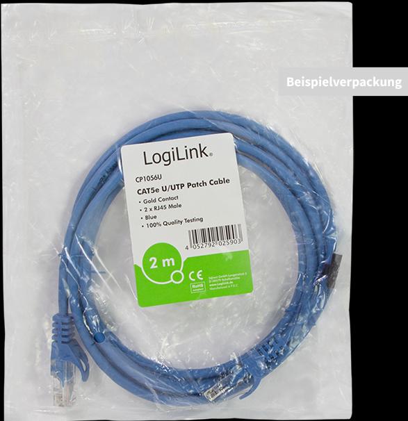 Produktbild LogiLink Netzwerkkabel (U/UTP, CAT5e, 3 m)