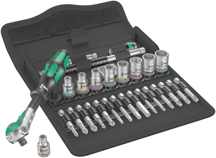 Produktbild Wera 8100 SB 9 Zyklop Speed-Knarrensatz (9/16", 5.5 mm, 5/8", 7/32", 3/8", 5/16", 3/4", 1/4", 1/2", 11/16", 7/16", 3/16")
