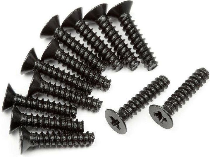 HPI TP. FLAT HEAD SCREW M2.6x12mm (12pcs) (12 Schrauben pro Stück)