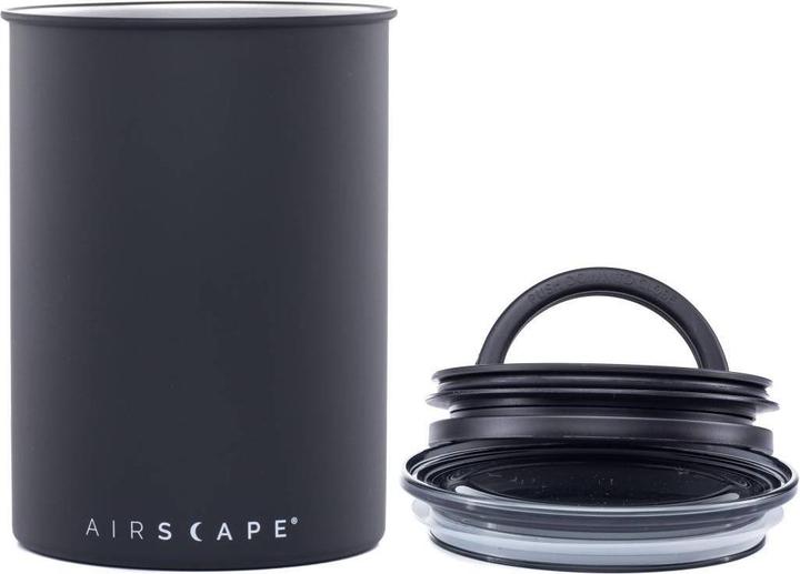 Actual product image Airscape Coffee tin medium black matt (1.89 l)