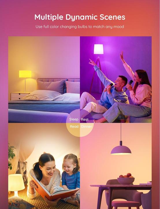 Produktbild Govee Smart Light Bulb (E27, 9 W, 800 lm, 1 x, F)